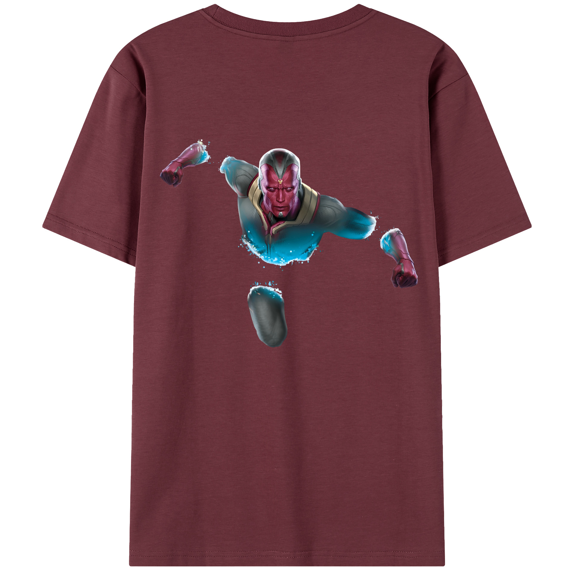 （画像用） アベンジャーズ The Avengers 綿100％半袖Tシャツ（背面プリント）